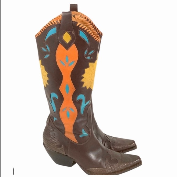 BCBGirls Western Multi Color Boots - Picture 5 of 14